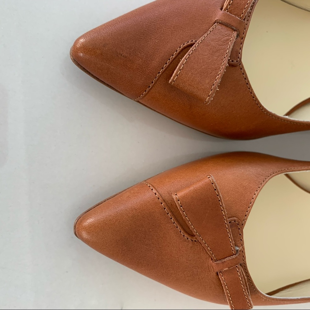 SOLD Sarah Flint Natalie Flats Saddle Vachetta 40 - Picture 2 of 8